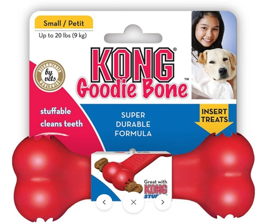 Picture of KONG Goodie Bone Toy - Natural Rubber Treat Dispenser